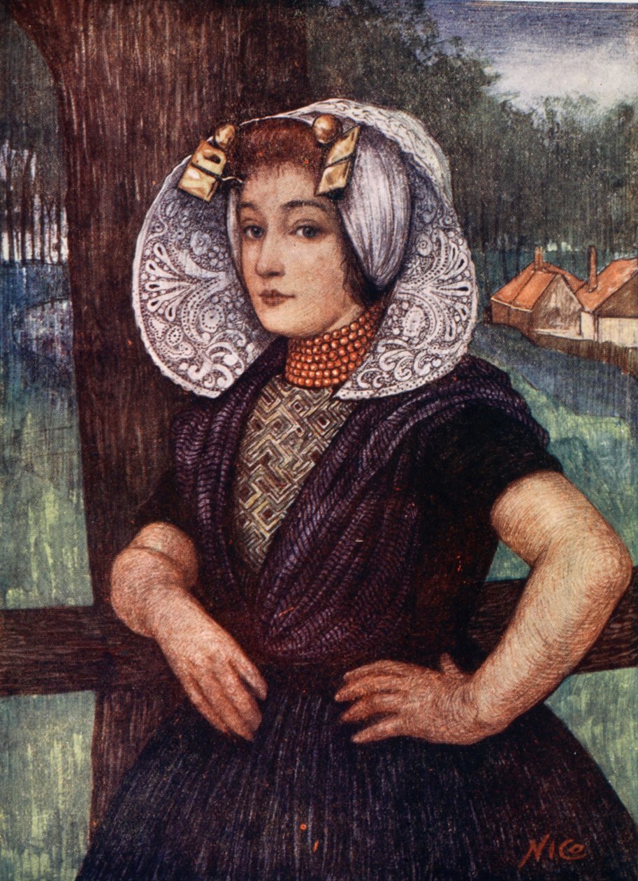 A Girl of Goes, 1904 alkotó: Nico Jungman