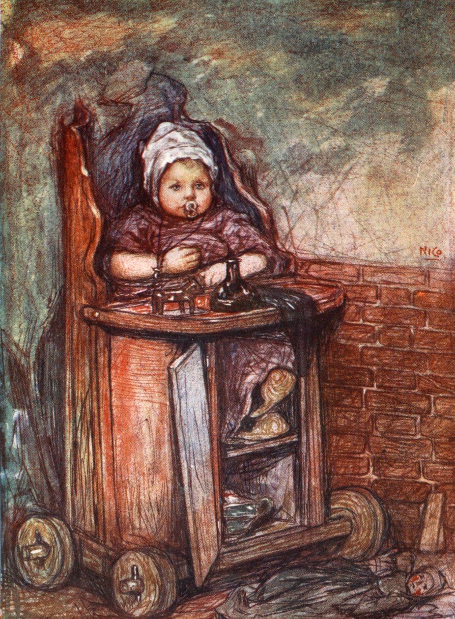 Baba a székben, 1904 alkotó: Nico Jungman