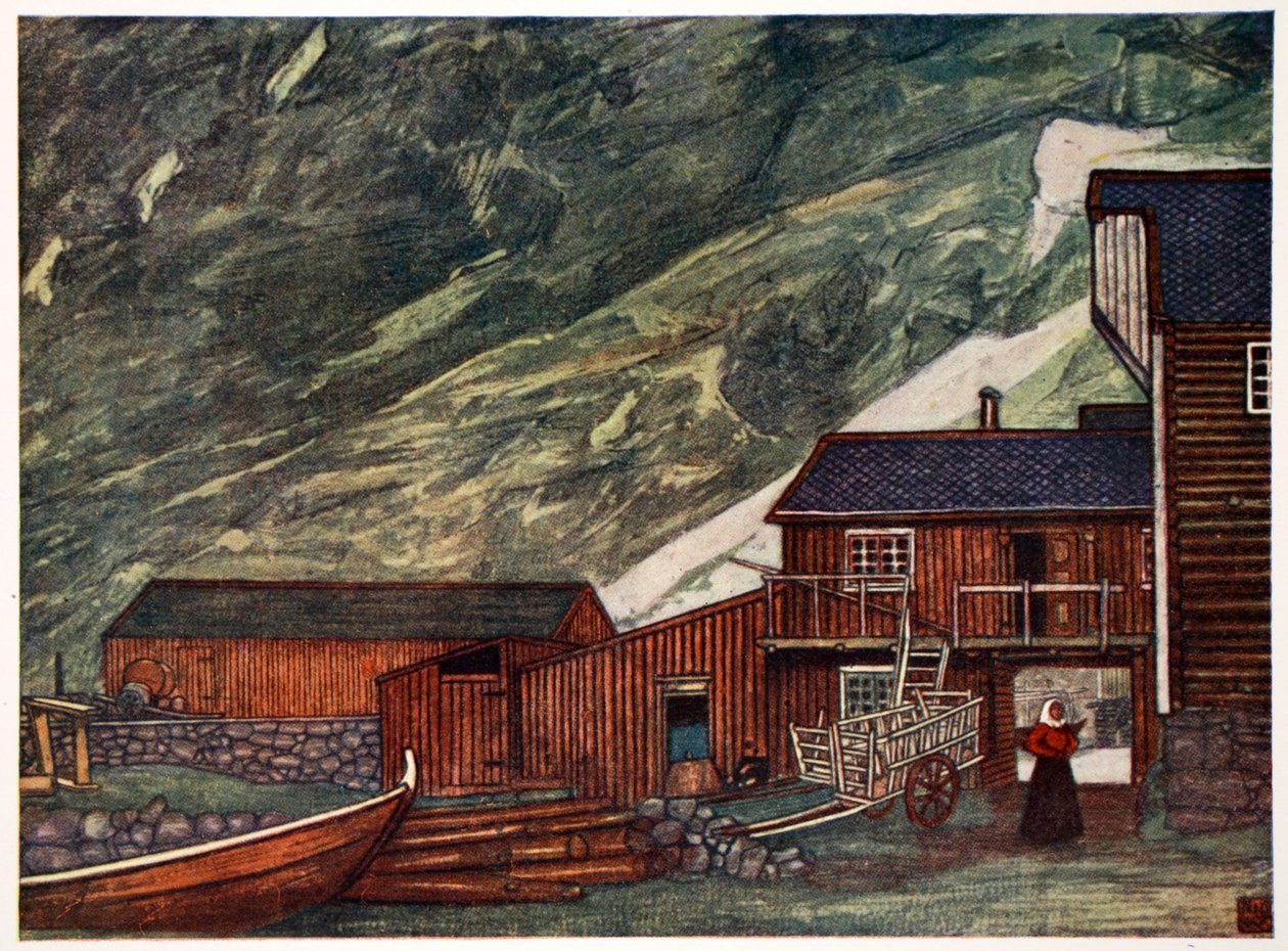 A Fjordon, Sundalsoren, 1905 alkotó: Nico Jungman