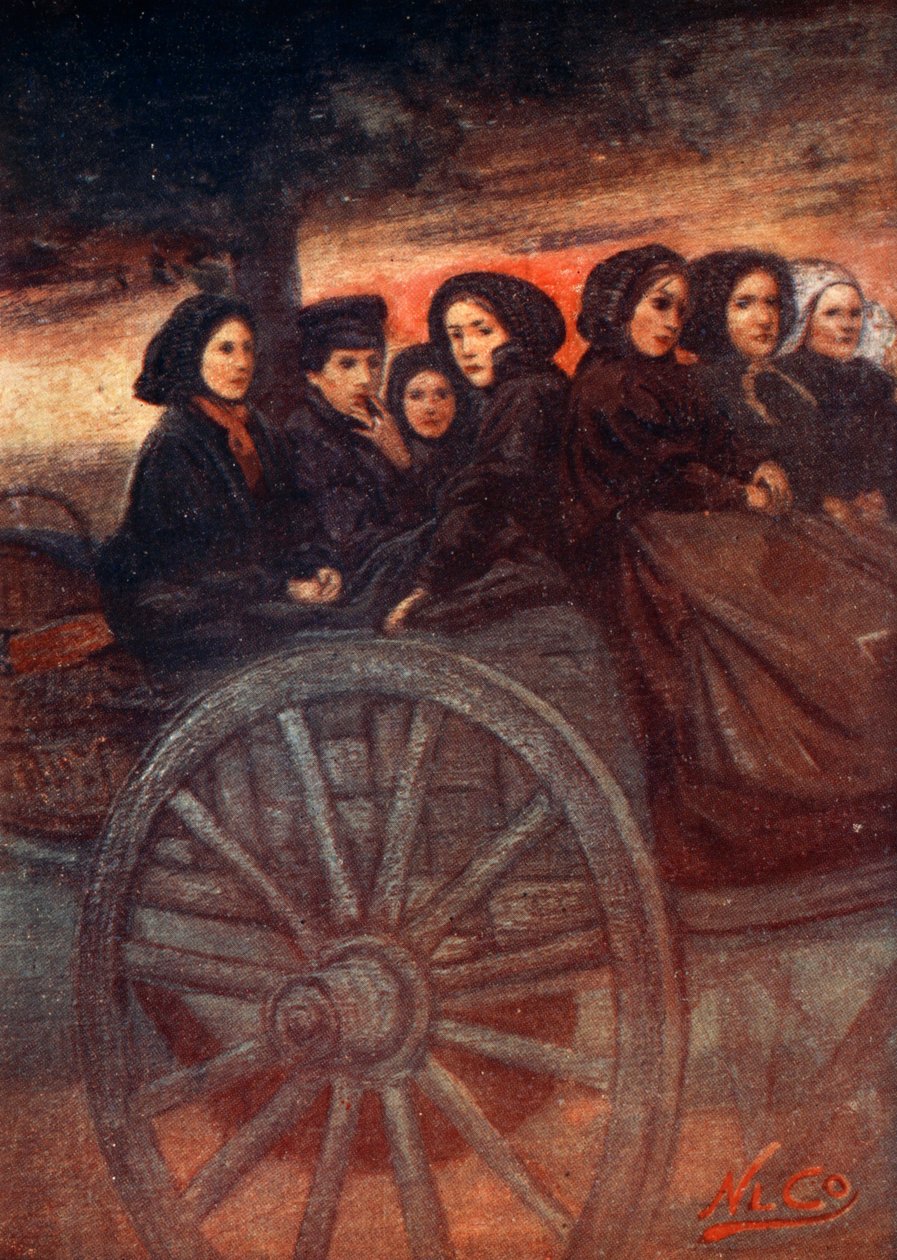 Hazatérve a piacról, 1904 alkotó: Nico Jungman