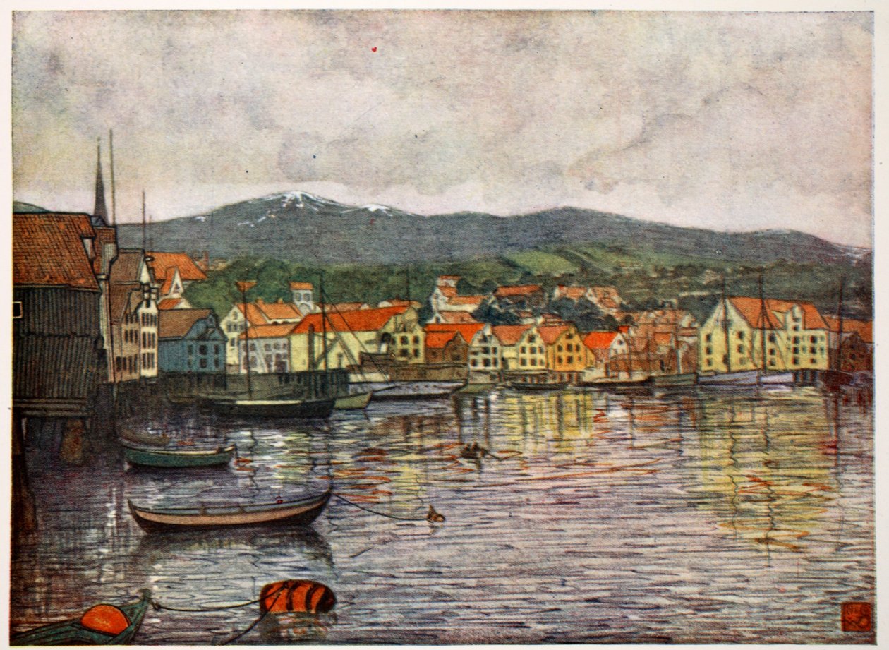 Molde városa, 1905 alkotó: Nico Jungman