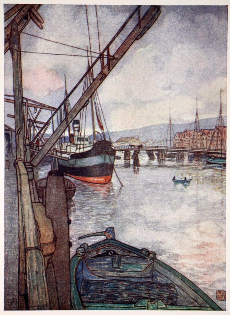 Trondhjem, 1905 alkotó: Nico Jungman