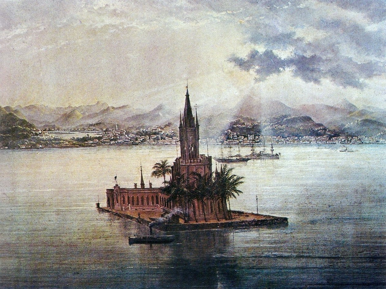  A Guanabaran-öböl panorámája alkotó: Nicola Antonio Facchinetti