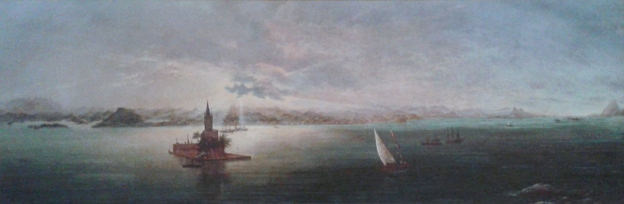 Rio de Janeiro panoráma alkotó: Nicola Antonio Facchinetti