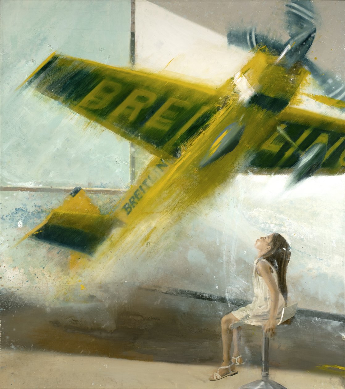 Air Blow I, 2017 (olaj, vászon) alkotó: Nicola Pucci