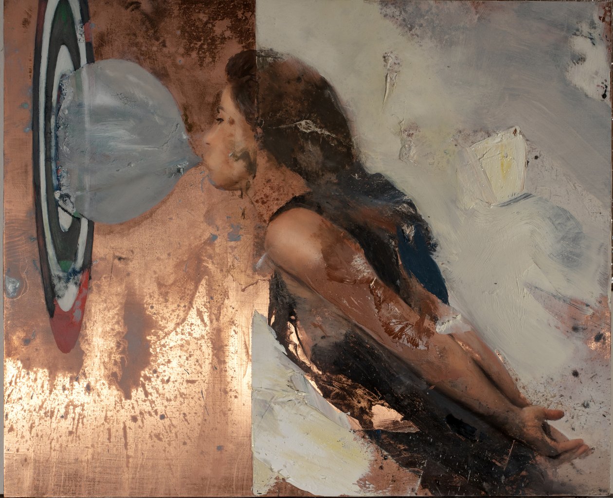 Bubble IV, 2020 (olaj, réz) alkotó: Nicola Pucci
