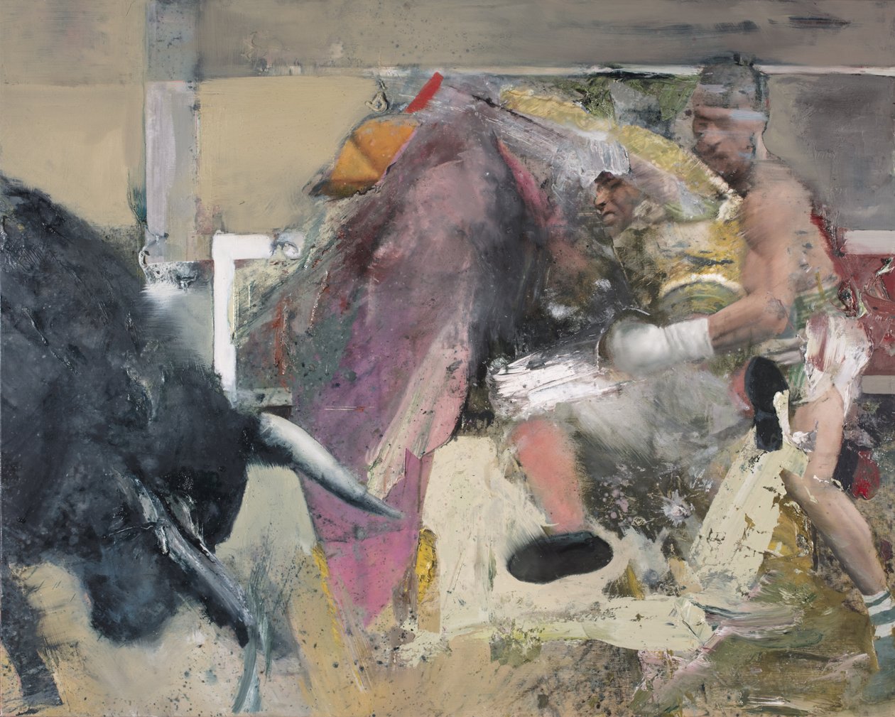 Corrida III, 2018 (olaj, vászon) alkotó: Nicola Pucci
