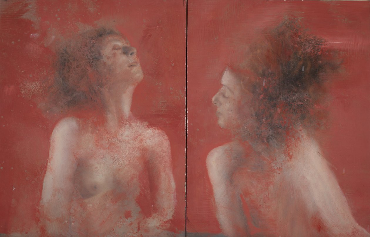 Párbeszéd, 2015 (olaj, vászon) alkotó: Nicola Pucci