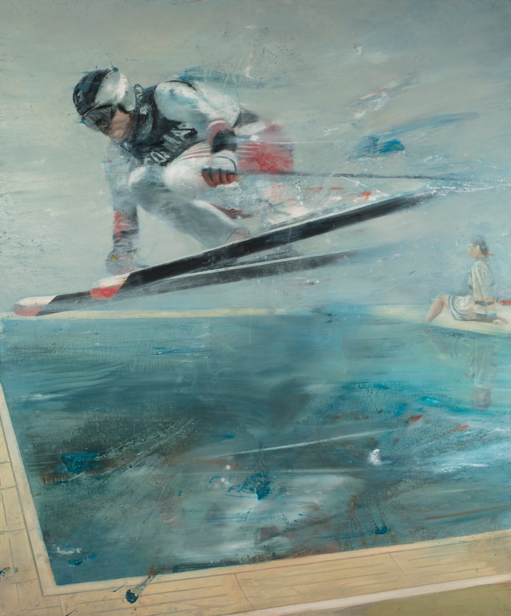 Off the track, 2017 (olaj, vászon) alkotó: Nicola Pucci