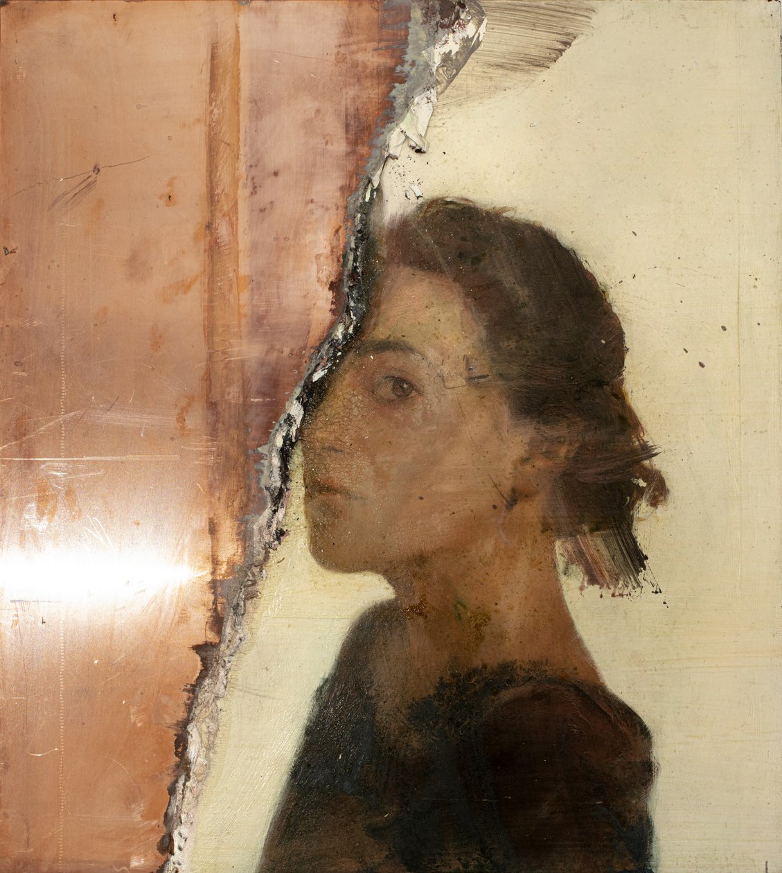 Szófia, 2023 (olaj, réz) alkotó: Nicola Pucci