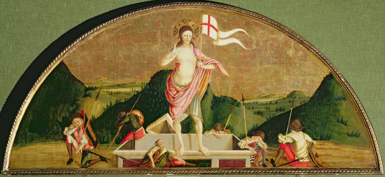 A feltámadt Krisztus (olaj, tábla) alkotó: Nicola de Maestro Antonio