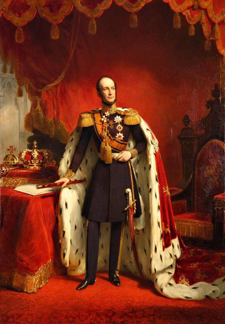 II. Vilmos portréja (1792-1849) alkotó: Nicolaas Pieneman