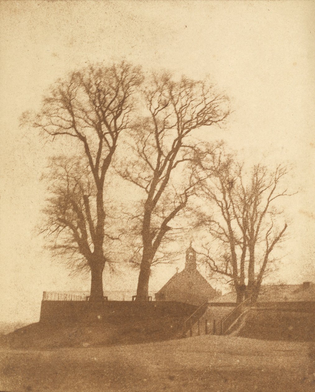 Forbury Hill, Reading, c. 1845. alkotó: Nicolaas Henneman