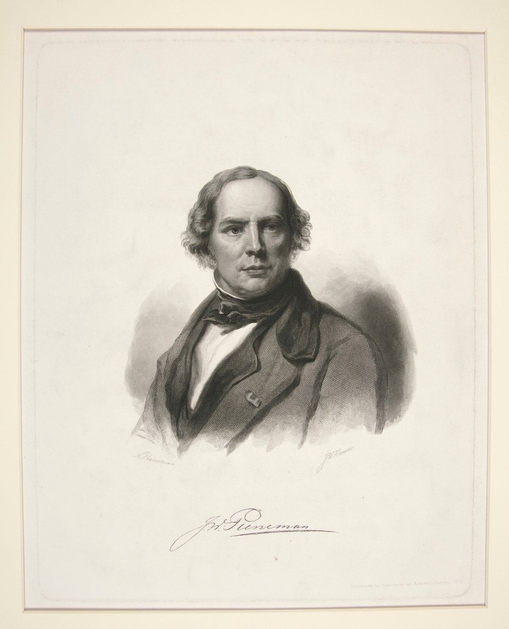 Portré J.W. Egy kisebbet alkotó: Nicolaas Pieneman