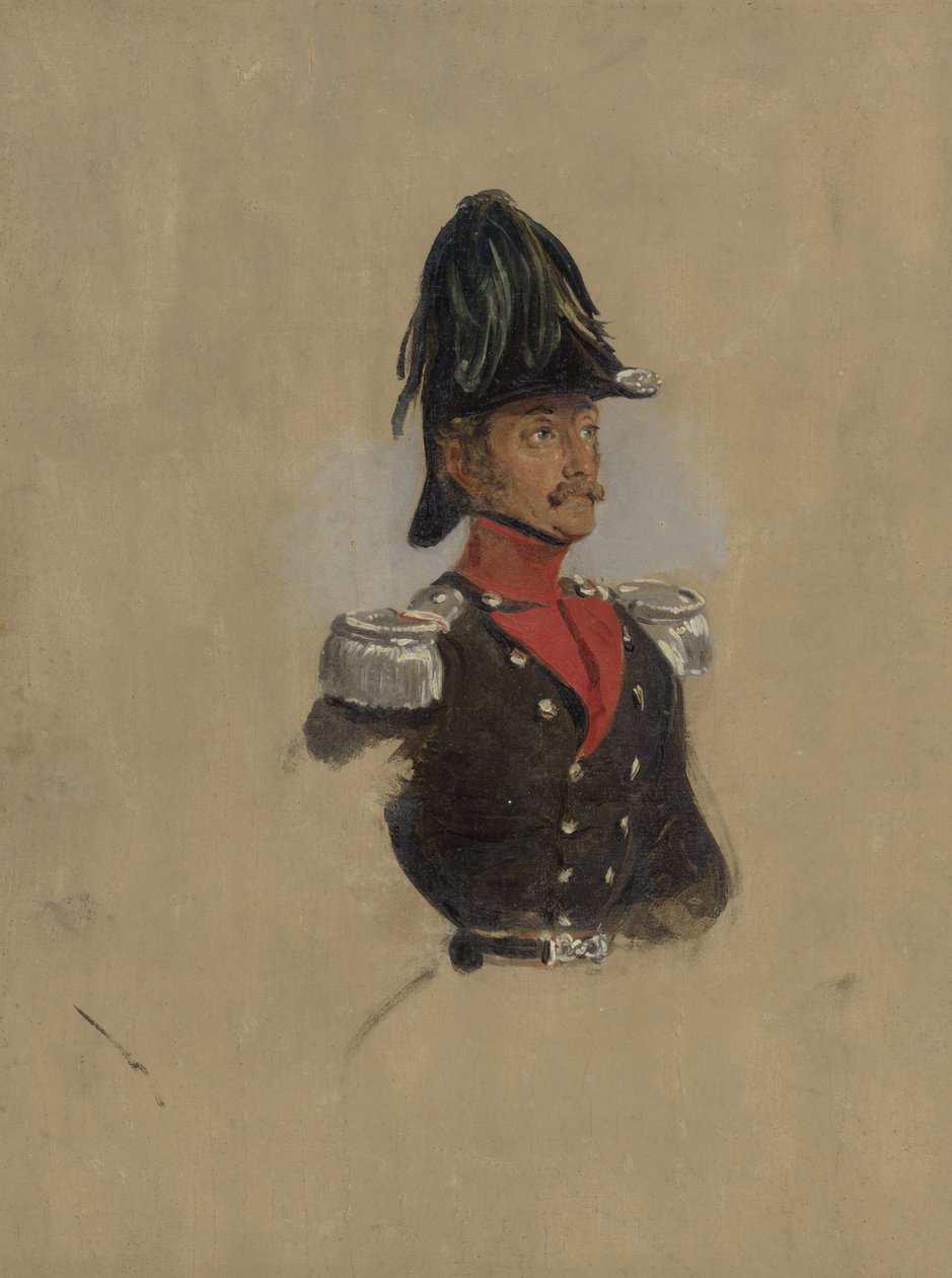 Portrétanulmány J.J.P. kapitányról. Munnicktól alkotó: Nicolaas Pieneman