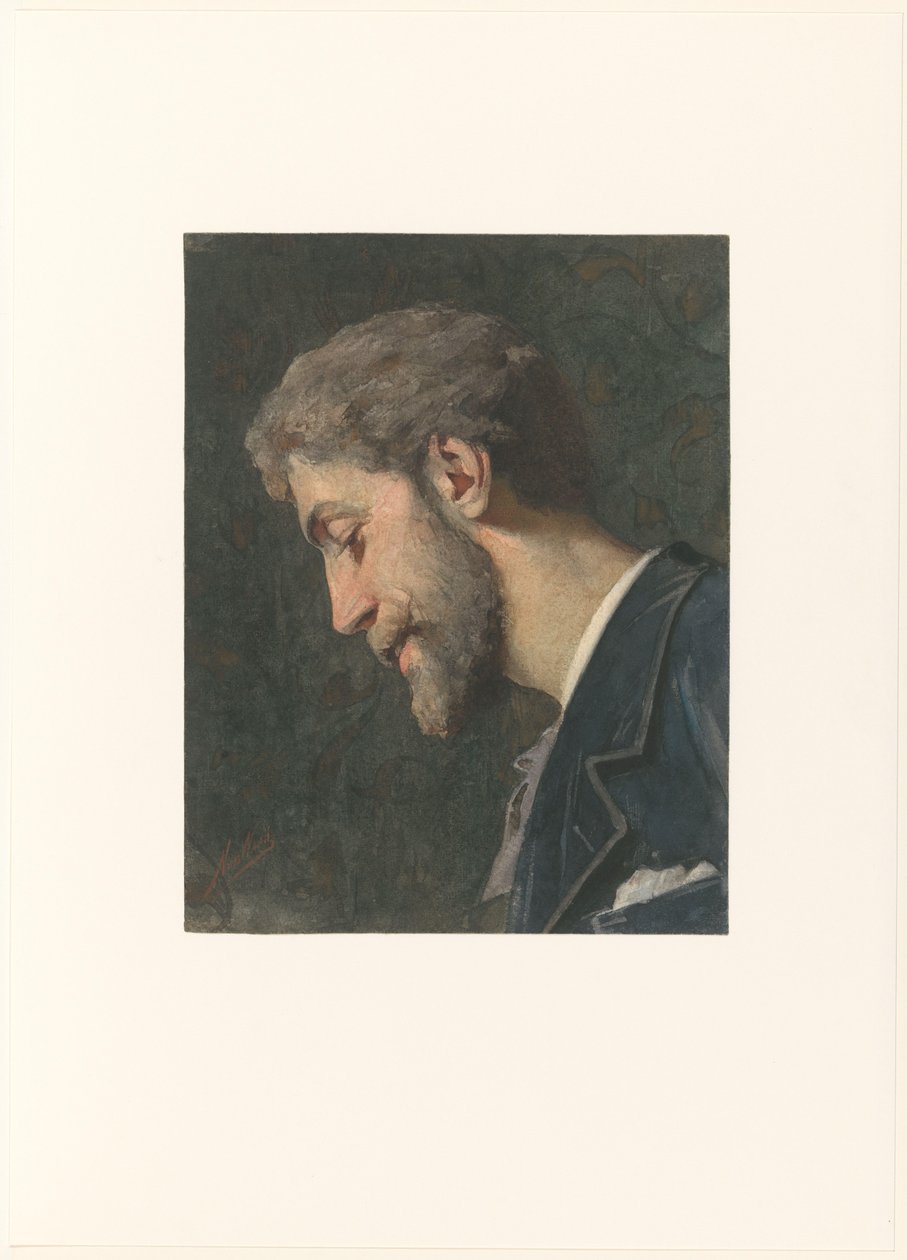 George Hendrik Breitner portréja alkotó: Nicolaas van der Waay (signed by artist)