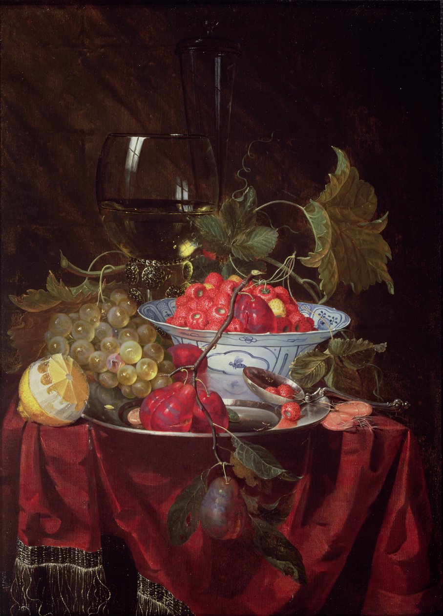 Gyümölcscsendélet, 1660 (panel) alkotó: Nicolaes Van Gelder