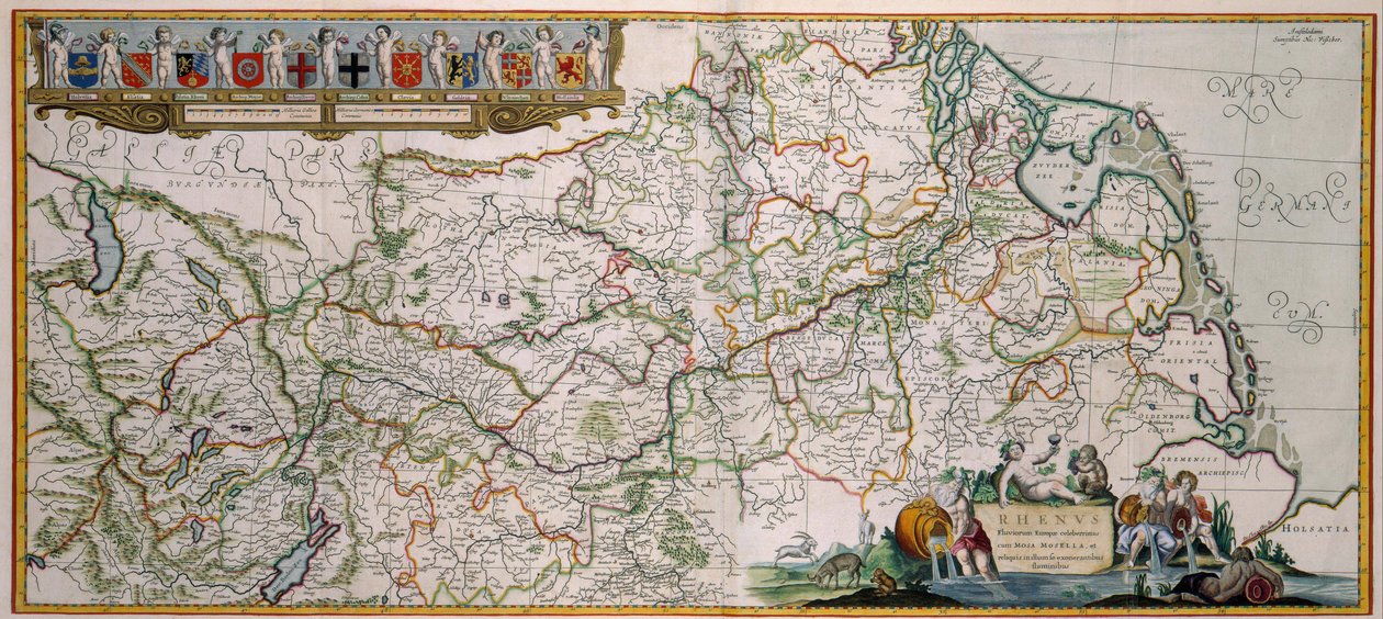 A Rajna folyása alkotó: Nicolaes Visscher
