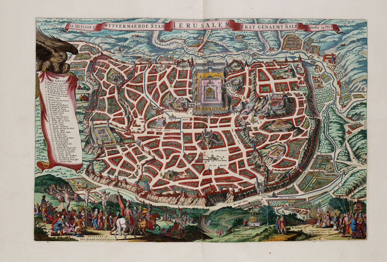 Jeruzsálem alkotó: Nicolaes Visscher