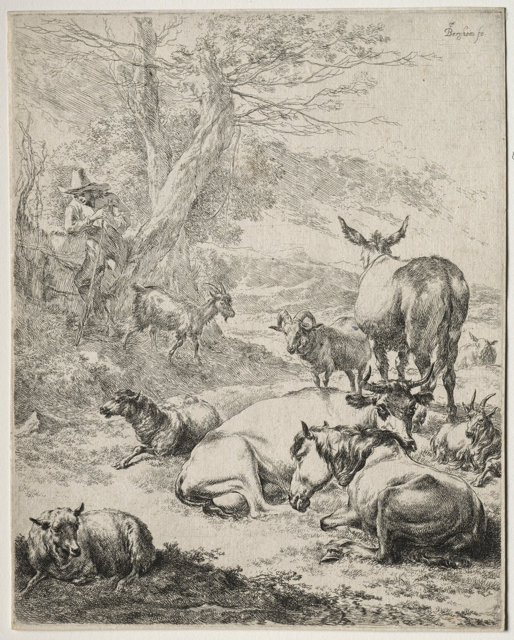 Nyugalomban lévő csorda alkotó: Nicolaes Berchem