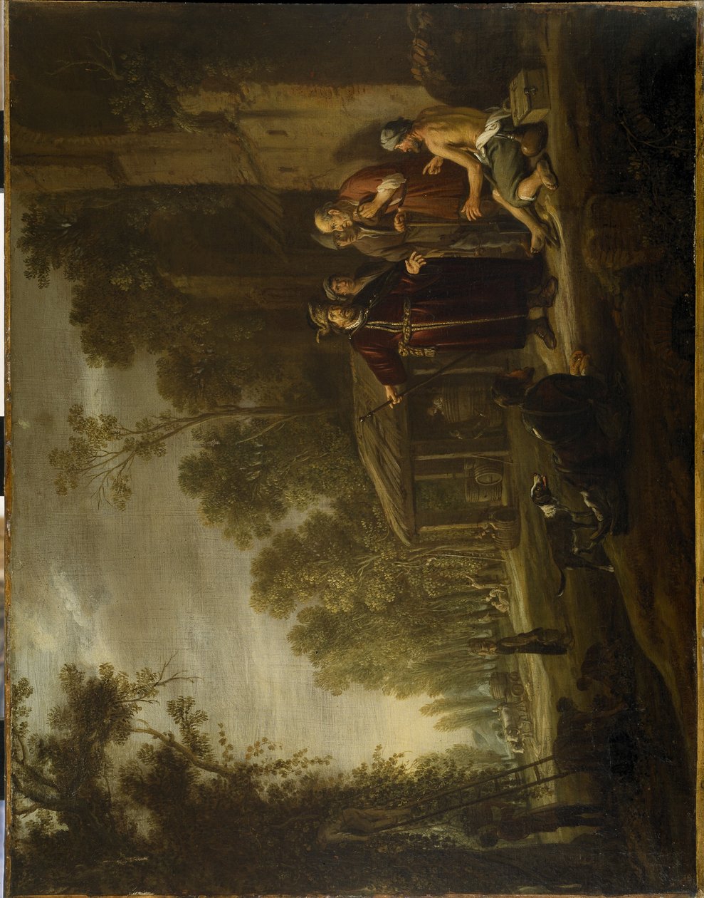 Példabeszéd munkásokról a szőlőben, 1637 körül (olaj, vászon) alkotó: Nicolaes Cornelisz (c.1592 1655) Moeyaert