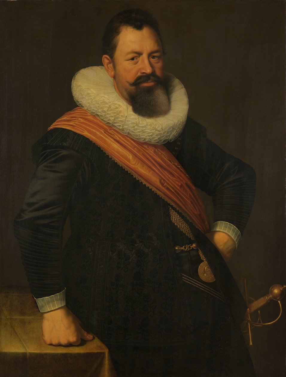 Jochem Hendricksz Swartenhont (1566-1627) portréja alkotó: Nicolaes Eliasz Pickenoy