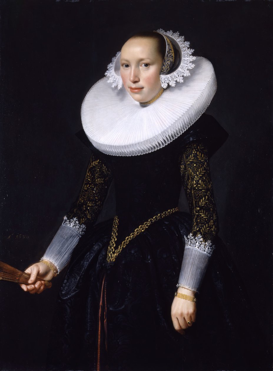 Női portré, 1630. alkotó: Nicolaes Eliasz Pickenoy