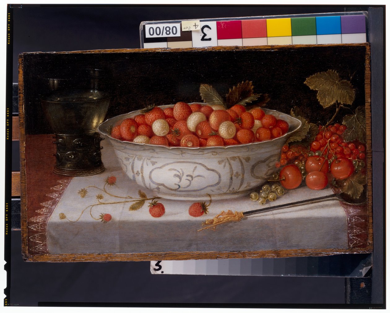 Still Life Of Fraises-De-Bois In A Wanli Porcelain Bowl alkotó: Nicolaes Gillis