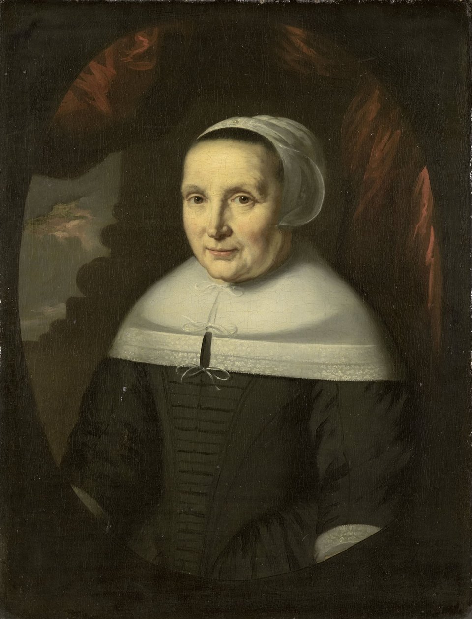 Aeltje Denijs (született 1598/99) portréja alkotó: Nicolaes Maes (copy after)
