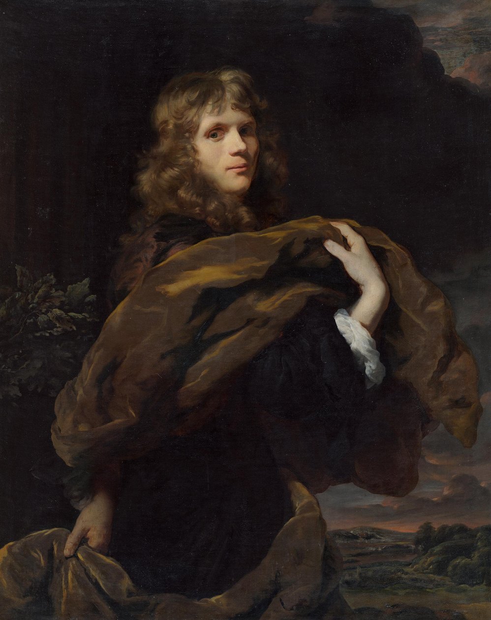 Egy fiatal úr portréja alkotó: Nicolaes Maes