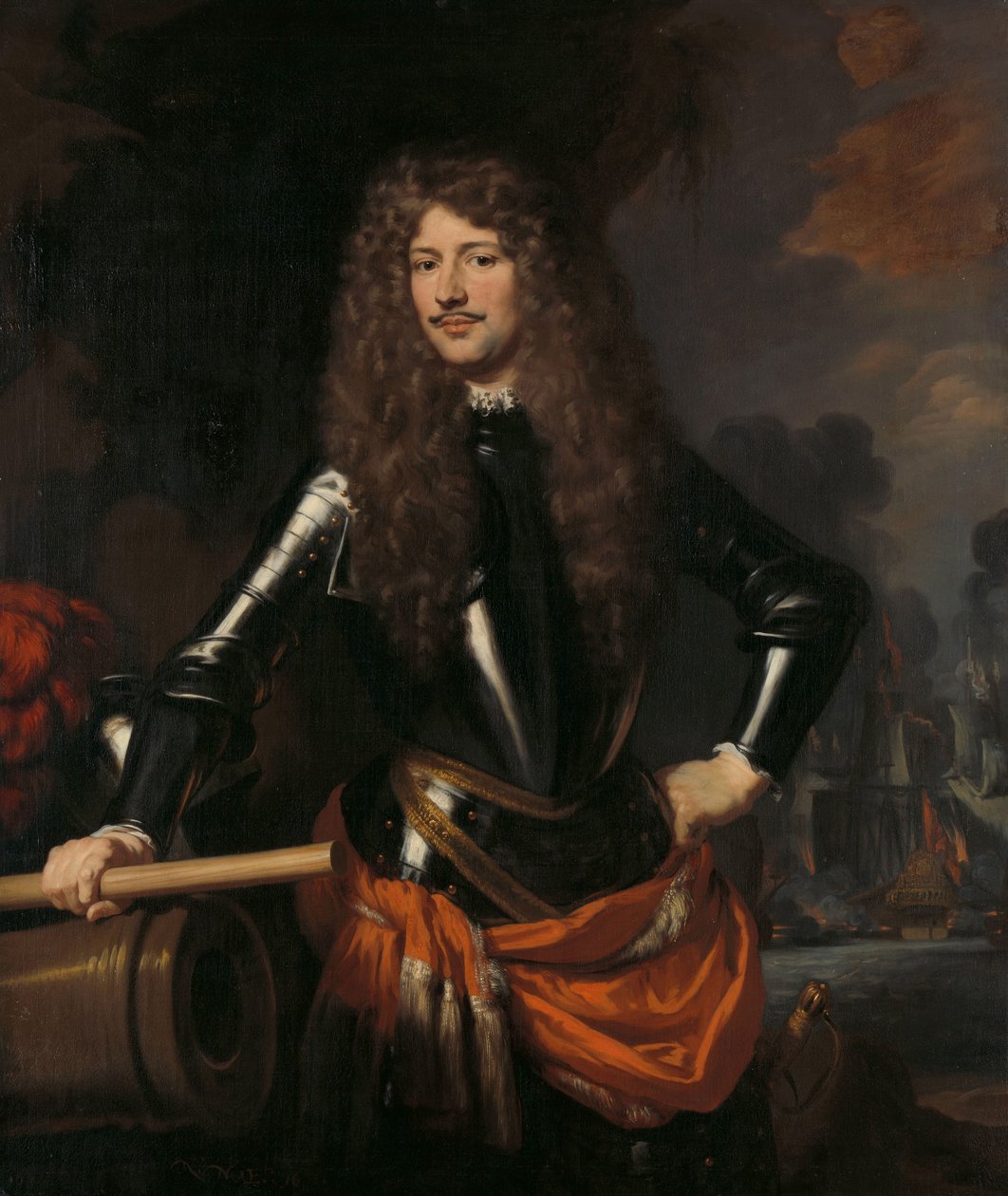 Cornelis Evertsen, Zeeland hadnagya Cornelis Evertsen (1642-1706). Zeeland tengernagy hadnagya alkotó: Nicolaes Maes