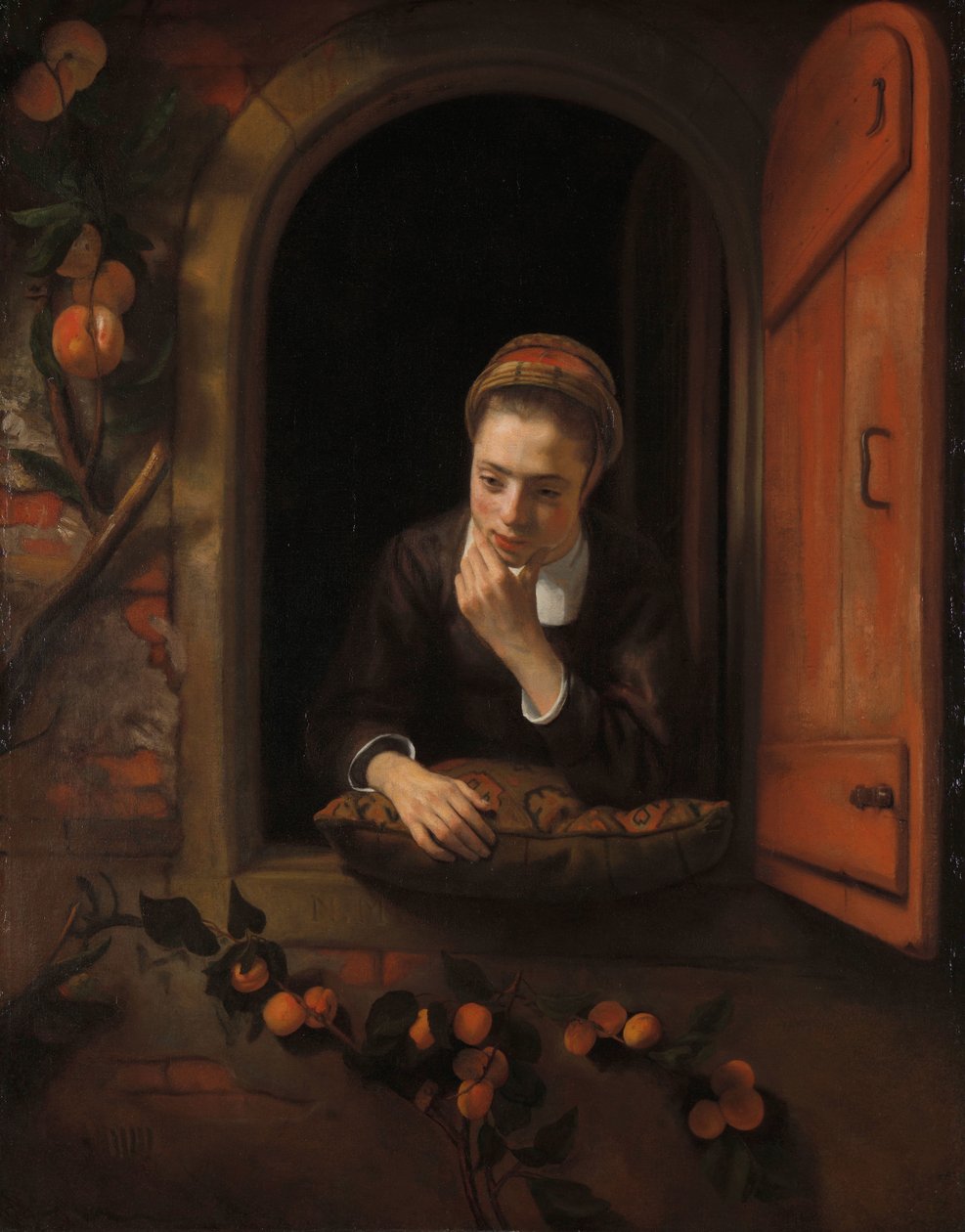Lány az ablakon, „Az álmodozó” alkotó: Nicolaes Maes