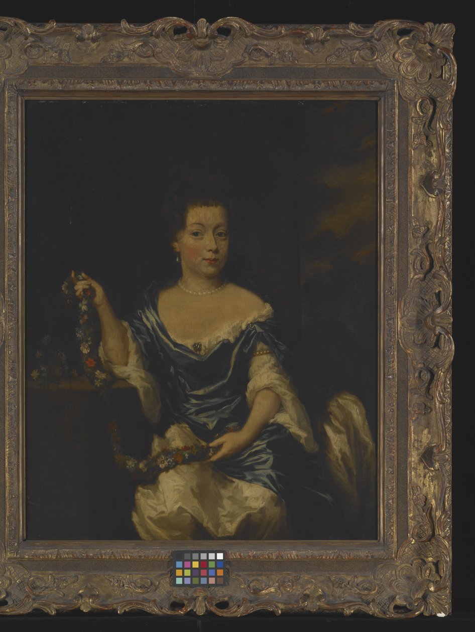 Egy hölgy portréja (olaj, vászon) alkotó: Nicolaes Maes