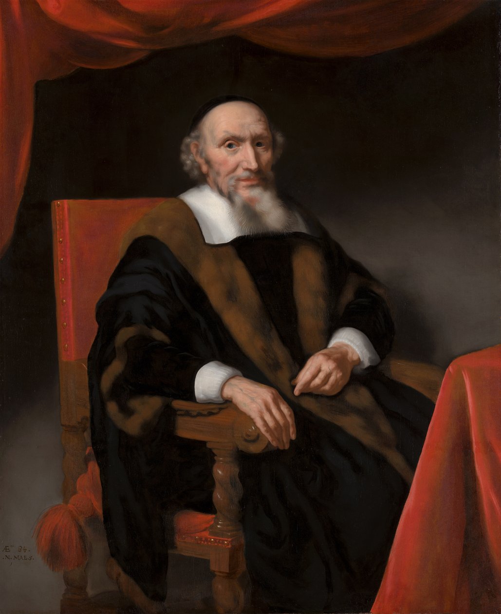 Jacob Trip portréja alkotó: Nicolaes Maes