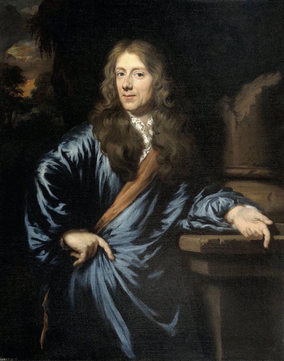 Willem Pottey, ügyvéd és Flushing főkönyvelőjének portréja alkotó: Nicolaes Maes