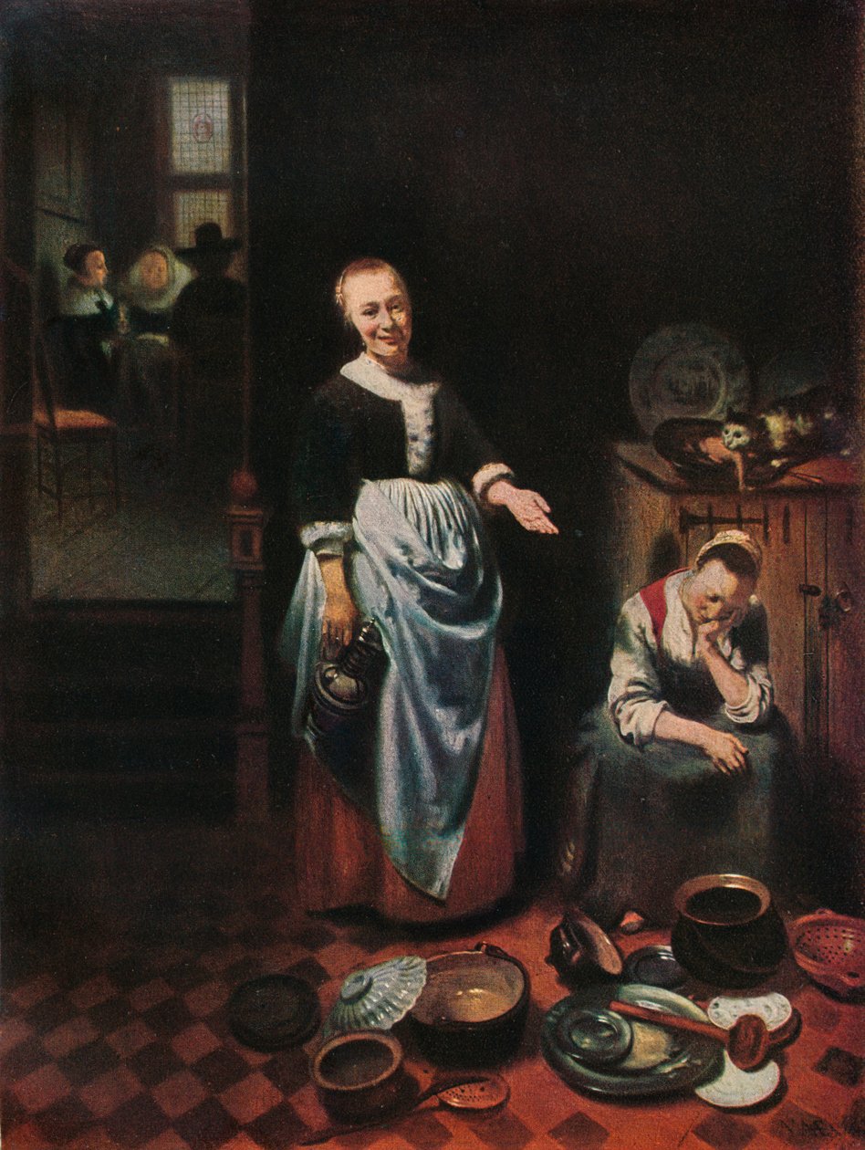 A tétlen szolga, 1655 alkotó: Nicolaes Maes