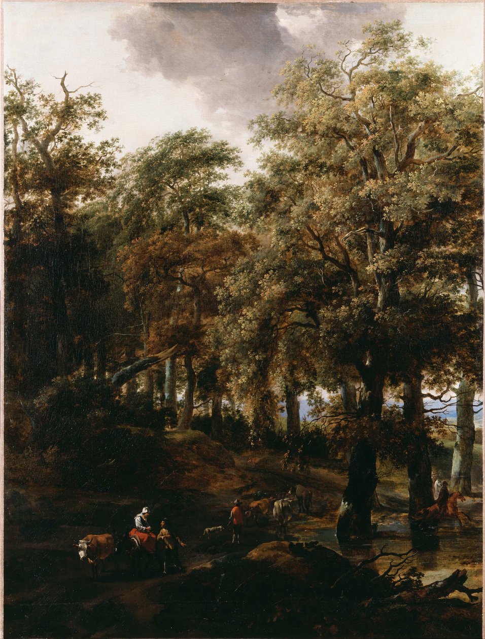 Út egy erdőn át alkotó: Nicolaes Pietersz. Berchem