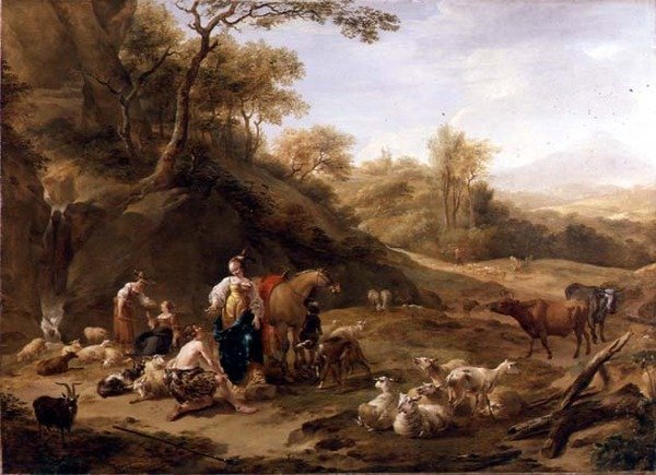 "Granida és Daifilo" alkotó: Nicolaes Pietersz. Berchem