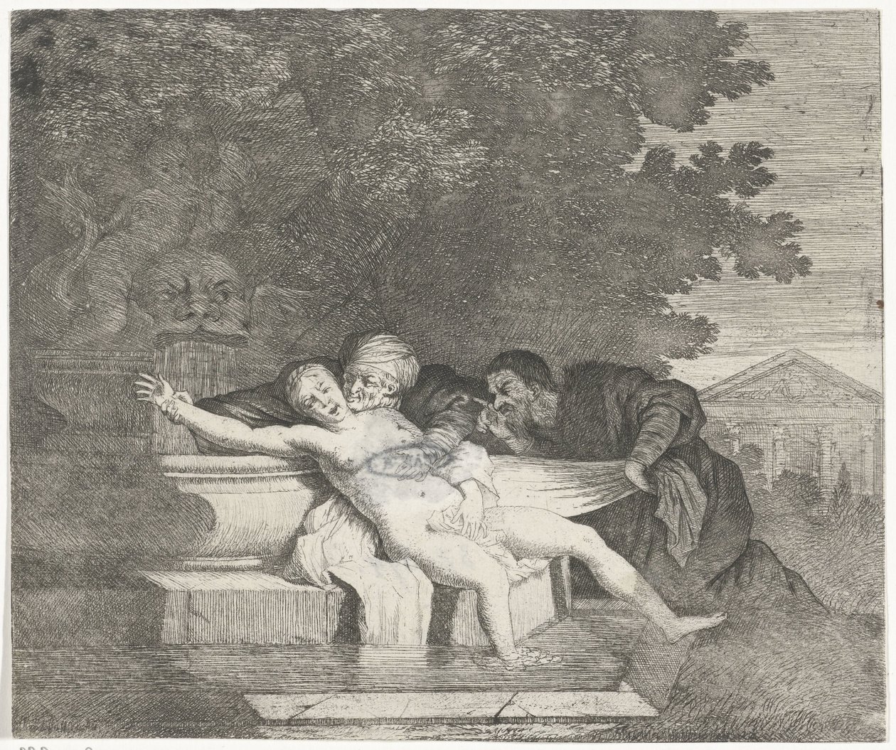 Susanna és a vének alkotó: Nicolaes Van Helt Stockade
