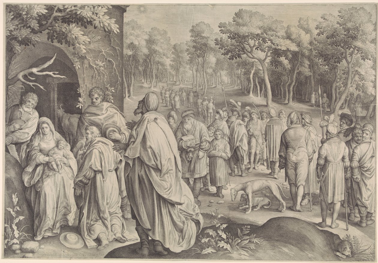 A királyok imádása alkotó: Nicolaes de Bruyn