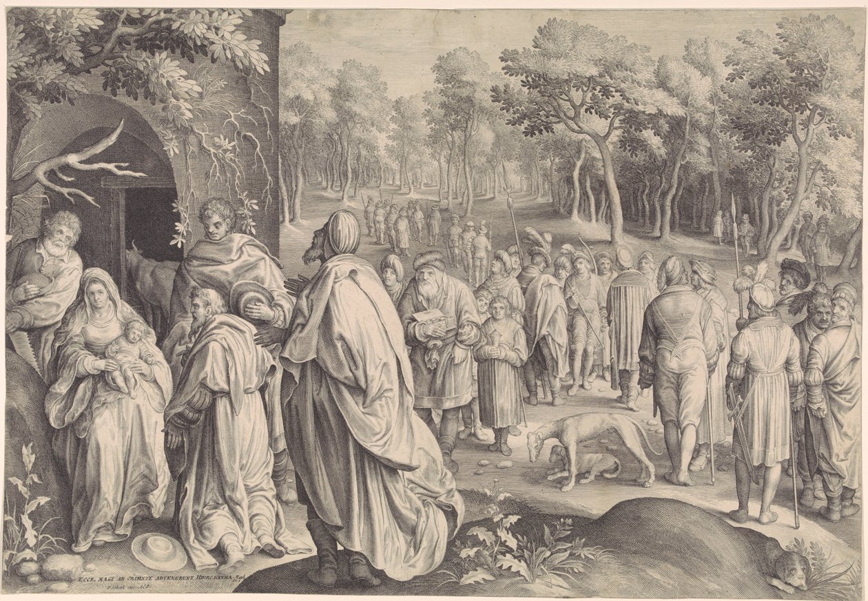A királyok imádása alkotó: Nicolaes de Bruyn
