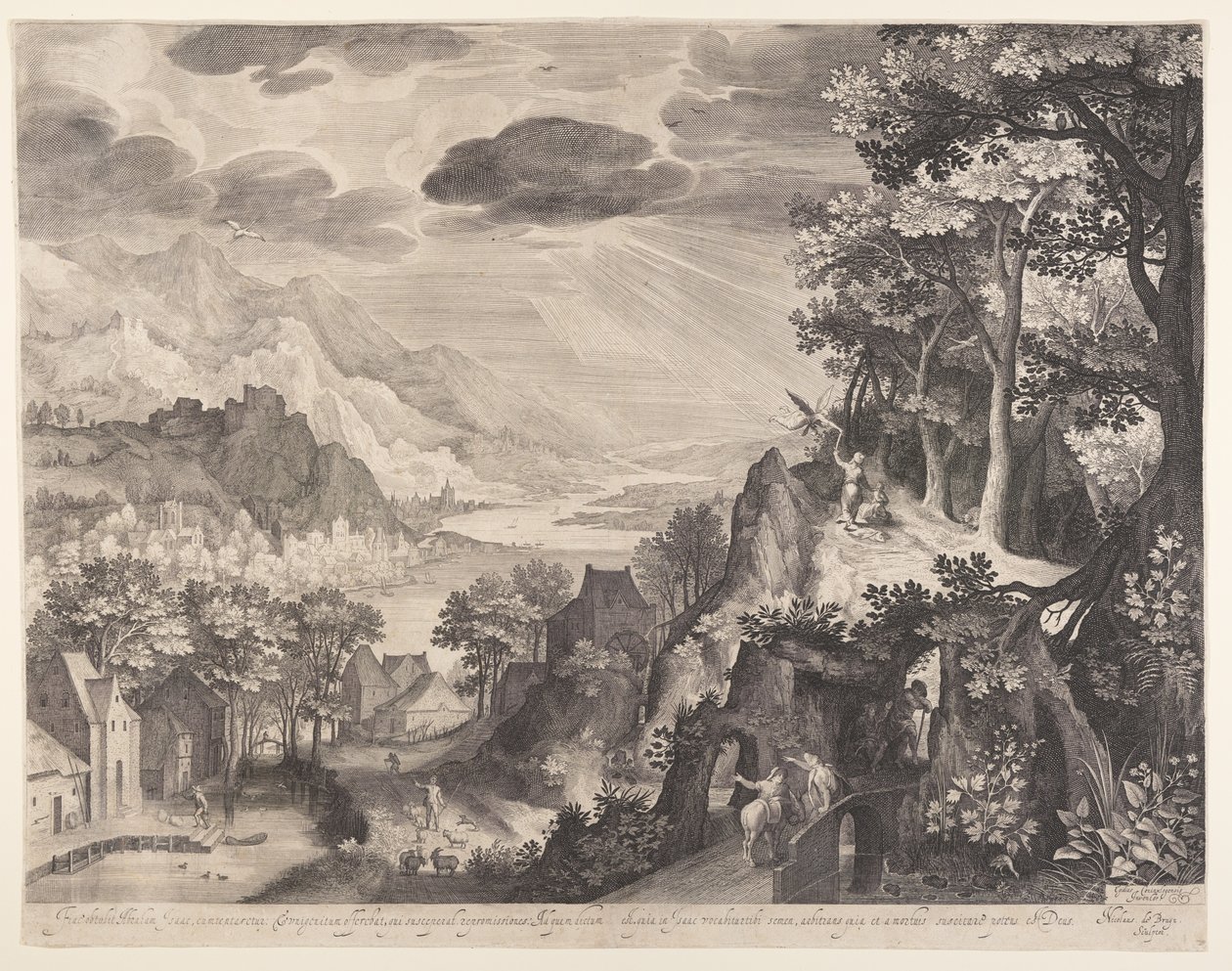 Ábrahám áldozata alkotó: Nicolaes de Bruyn