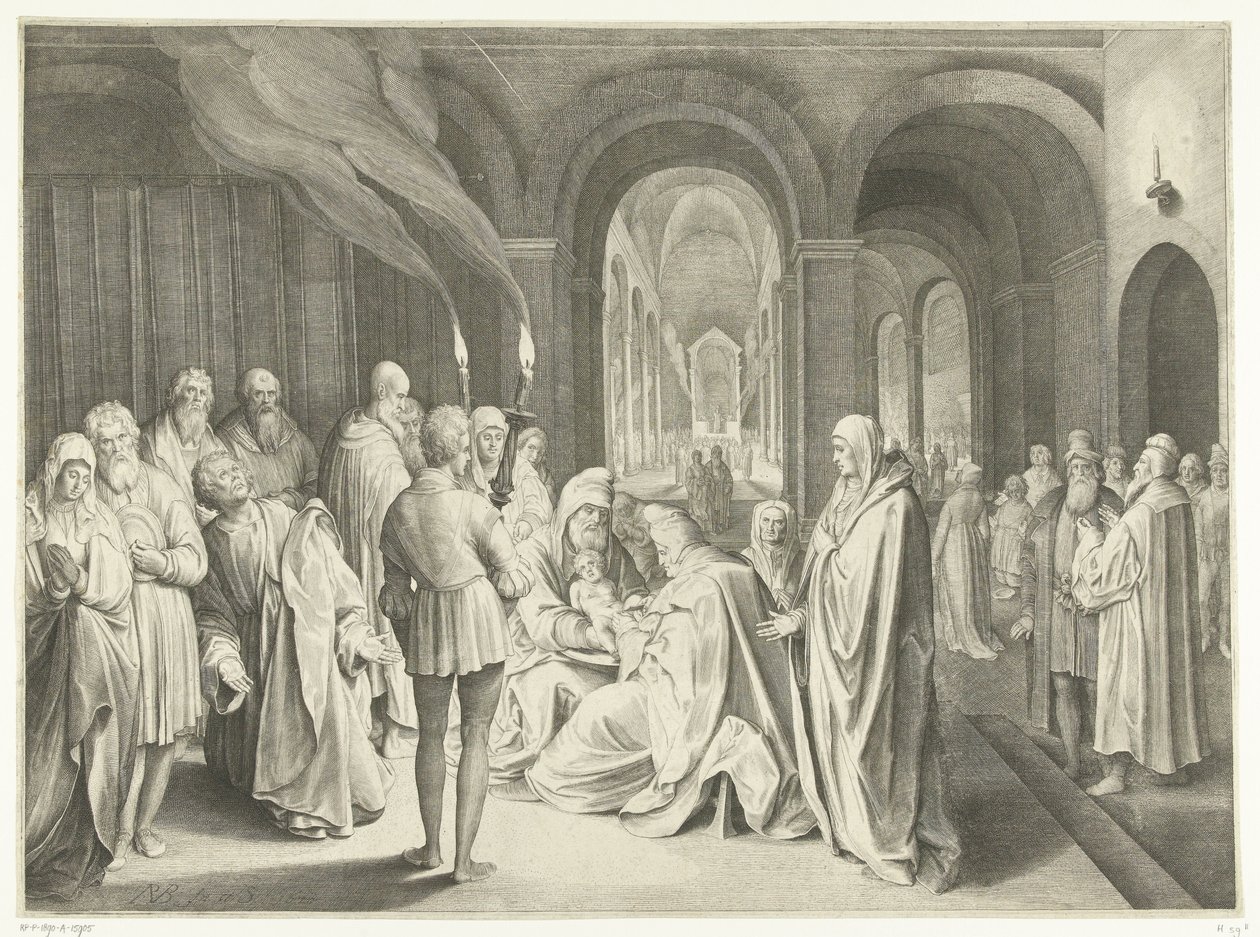 Krisztus körülmetélése alkotó: Nicolaes de Bruyn