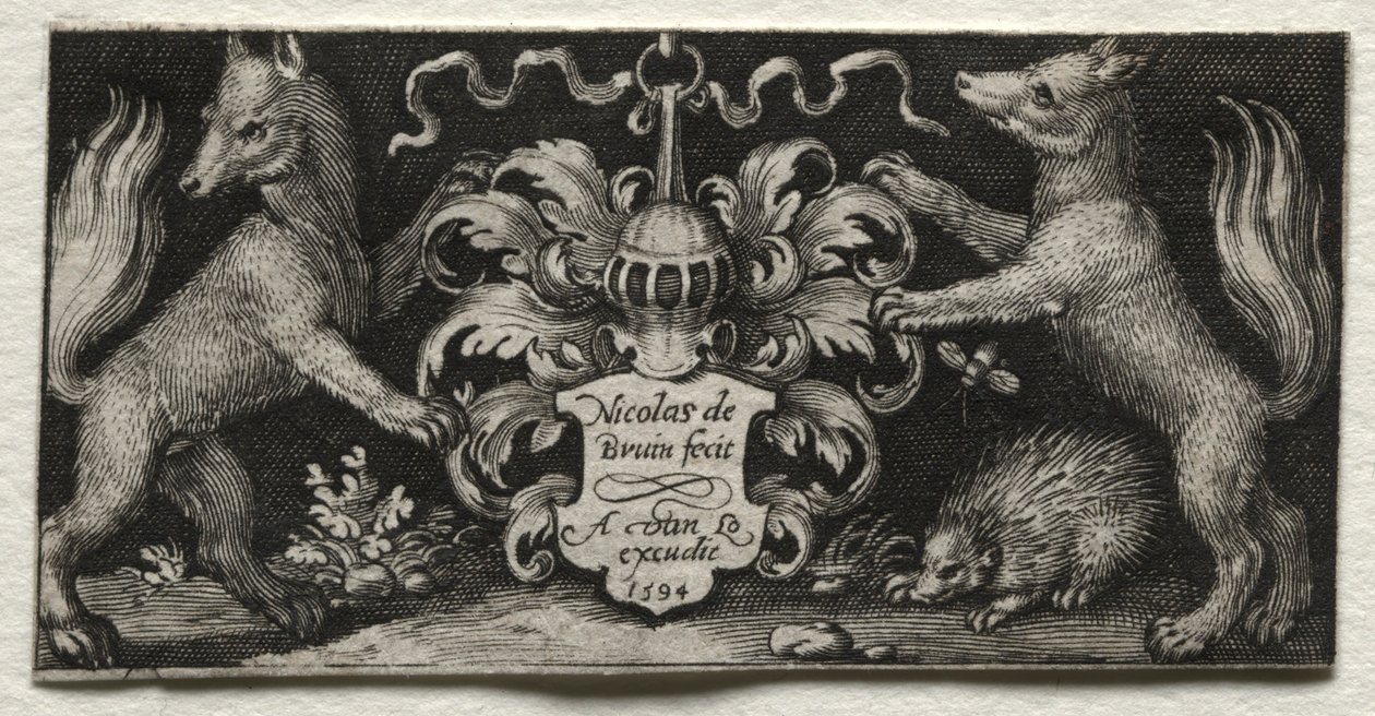 Címer, 1594. alkotó: Nicolaes de Bruyn