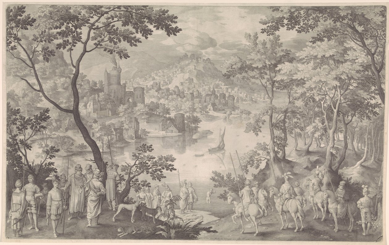 Naaman gyógyulása alkotó: Nicolaes de Bruyn