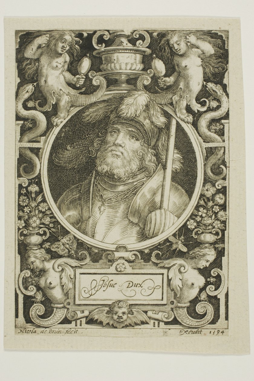 Józsué, a kilenc méltóság negyedik táblája alkotó: Nicolaes de Bruyn
