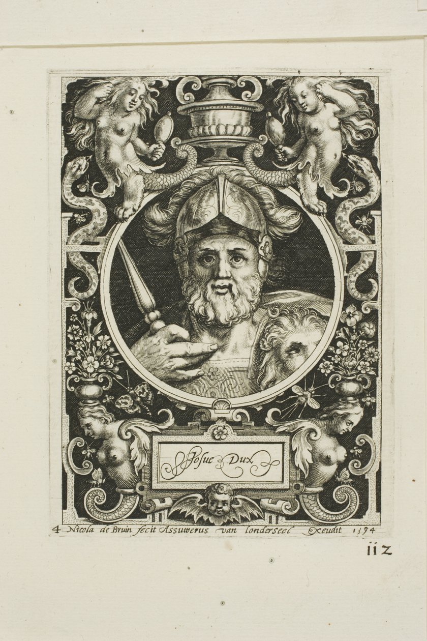 Józsué, a kilenc méltóság negyedik táblája alkotó: Nicolaes de Bruyn
