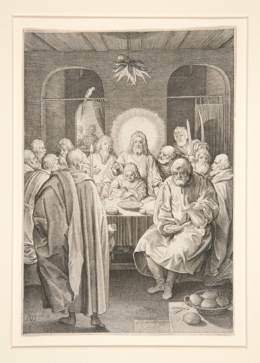Az utolsó vacsora (Passion sorozat) alkotó: Nicolaes de Bruyn