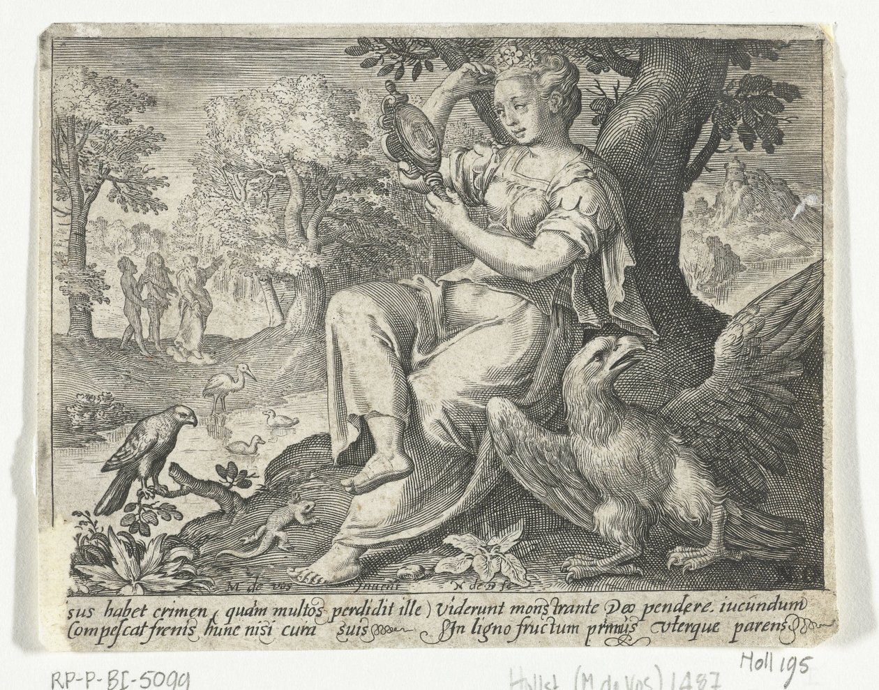 Érzéki arc Öt érzék (sorozat címe) alkotó: Nicolaes de Bruyn