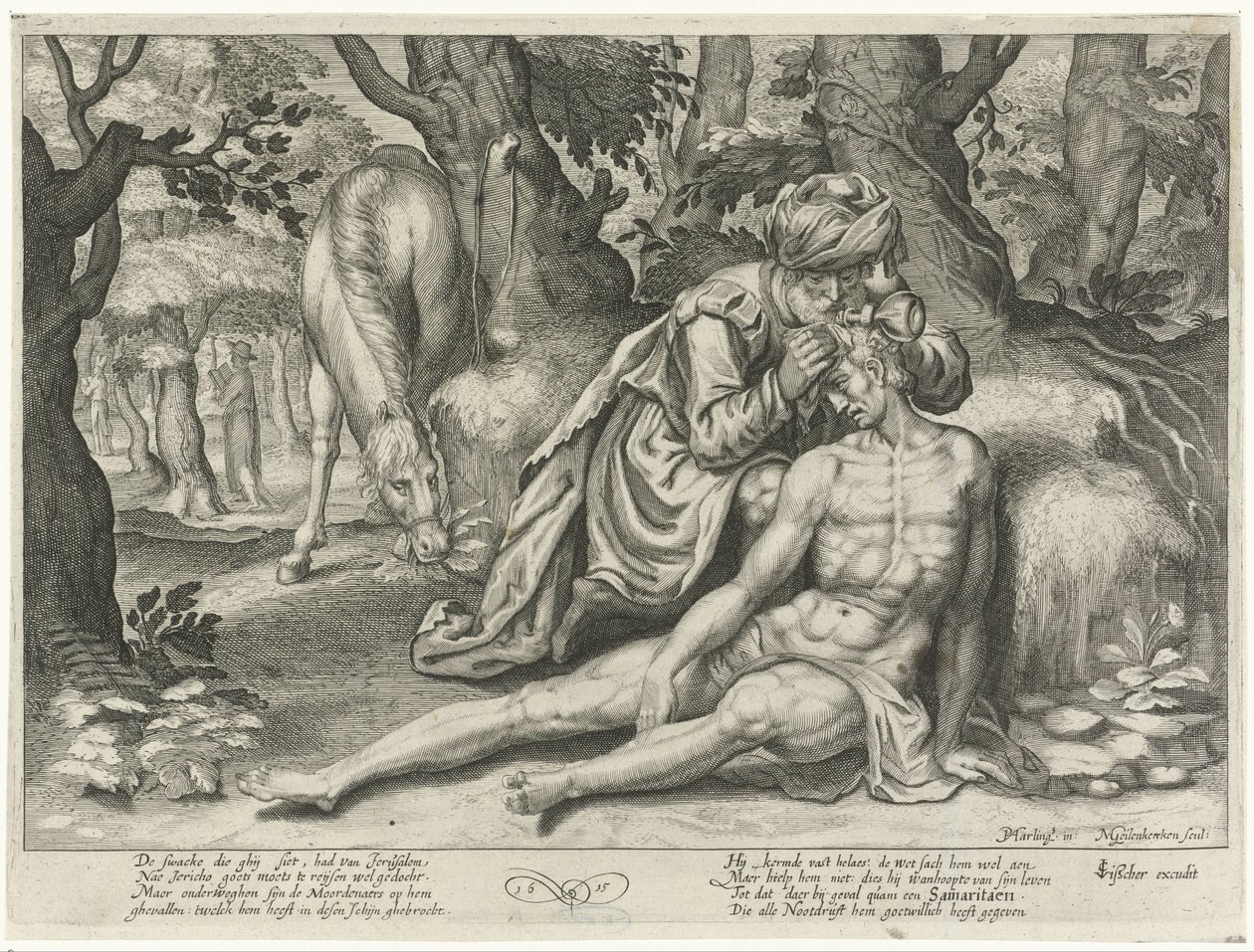 Irgalmas szamaritánus alkotó: Nicolaes van Geelkercken